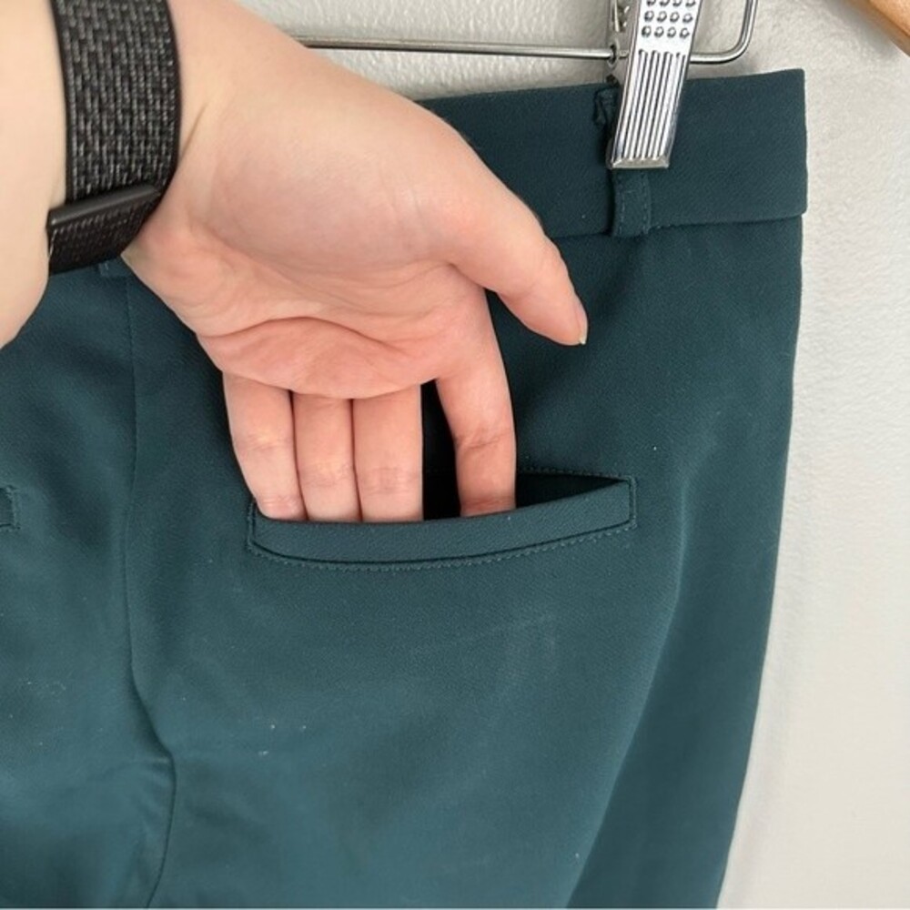 Banana Republic Green Trouser Work Pants Size 0 Professional Office Career - Picture 10 of 14